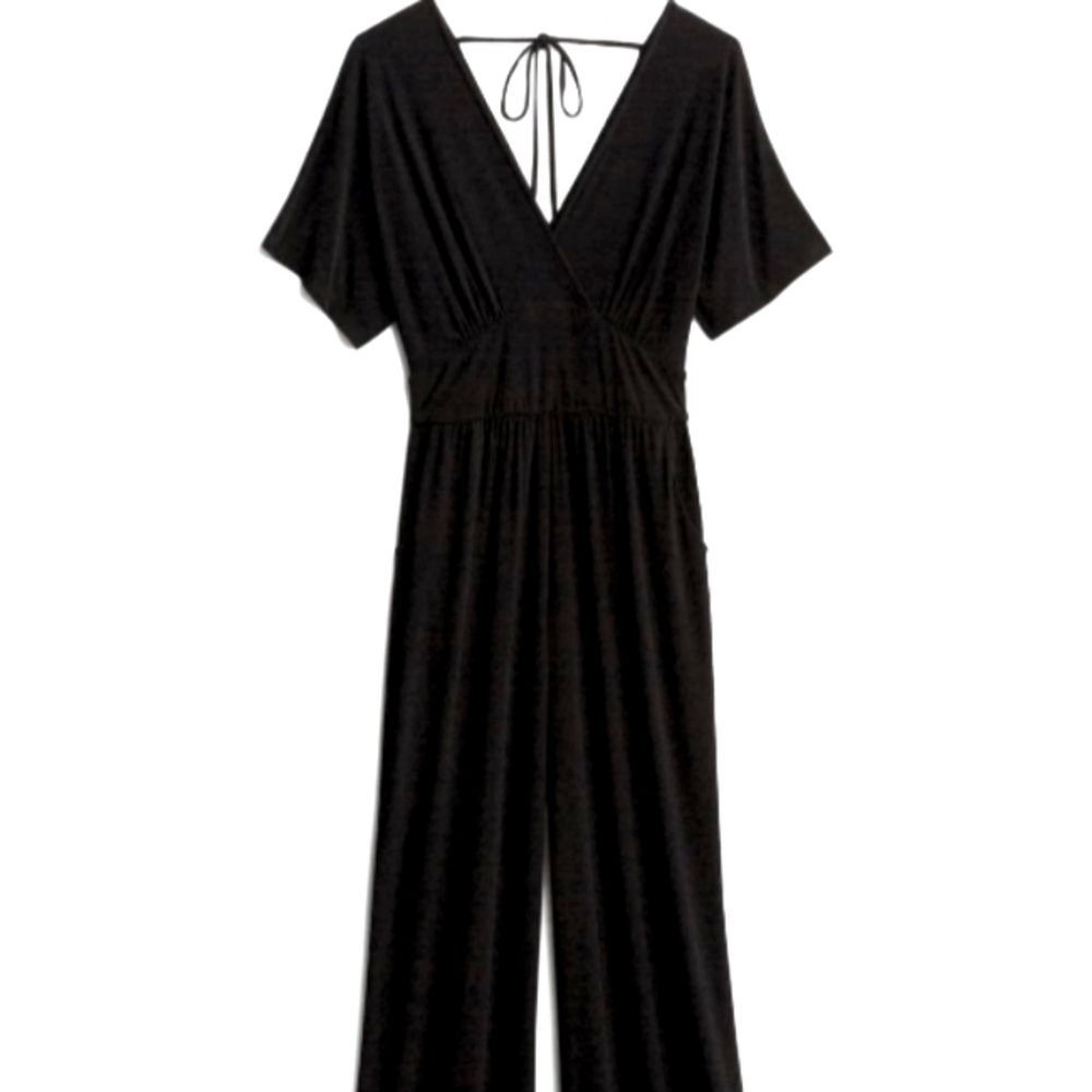 Kaileigh Flora Knit Jumpsuit, Size Medium